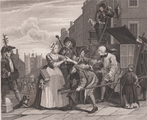 Rake's Progress by William Hogarth